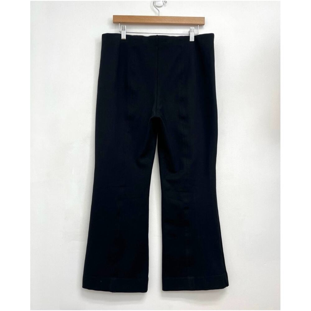 Maeve Anthropologie Margot Kick-Flare Pull On Cropped Stretch Dress Pants Large - Picture 3 of 9
